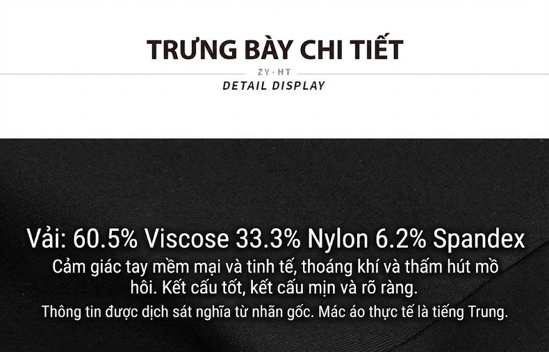 Váy Ôm Body Nữ Tay Dài Cổ Cao Màu Đen Trắng chi tiết 3