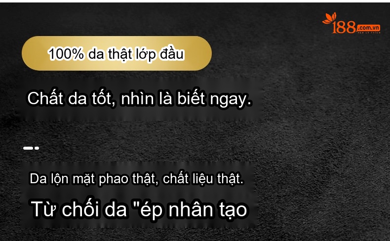 Áo Khoác Da Nam Da Thật Lớp Đầu Tiên Cổ Lông Chồn Có Thể Tháo Rời Màu Đen chi tiết 15