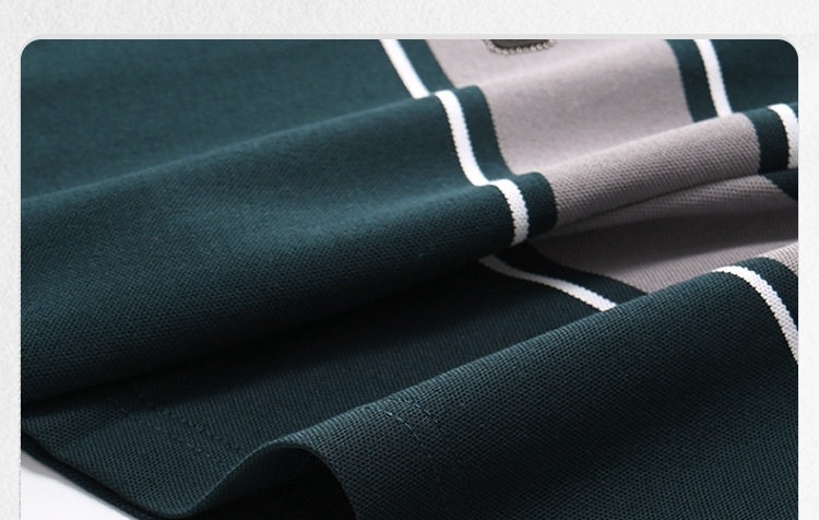 Áo Polo Nam Cotton Tay Ngắn Form Rộng Cổ Bẻ Thanh Lịch Màu Trắng, Xanh Đen, Xanh Navy chi tiết 28