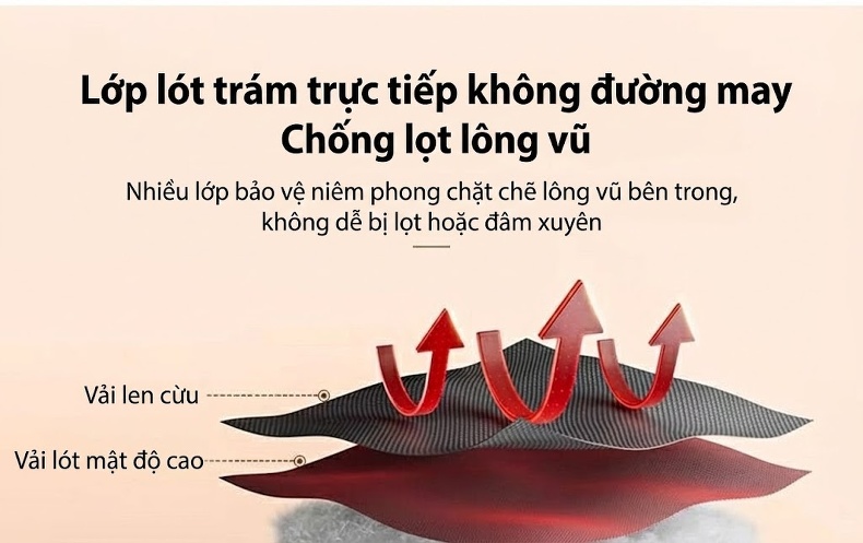 Áo Khoác Nam Lông Vũ Lót Lông Cừu Non Dệt Kim Màu Đen, Nâu chi tiết 12