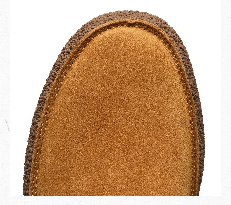Giày Martin Cổ Cao Nam Da Mờ Chiều Cao Đế Khoảng 3cm Màu Be, Vàng Bò, Đen, Xám chi tiết 10