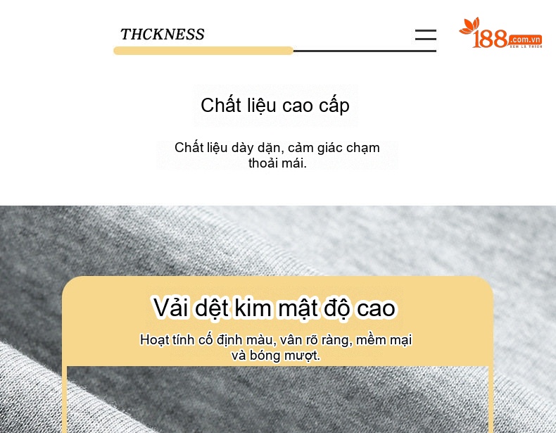 Quần Jogger Nam Ống Bo Chun Thu Đông Dáng Rộng Phong Cách Hàn Quốc Màu Đen, Xám, Xanh Navy chi tiết 6