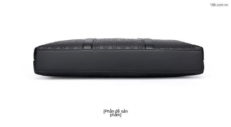 Túi Xách Tay Nam Công Sở Đựng Laptop Da Mềm Cao Cấp Màu Đen chi tiết 26