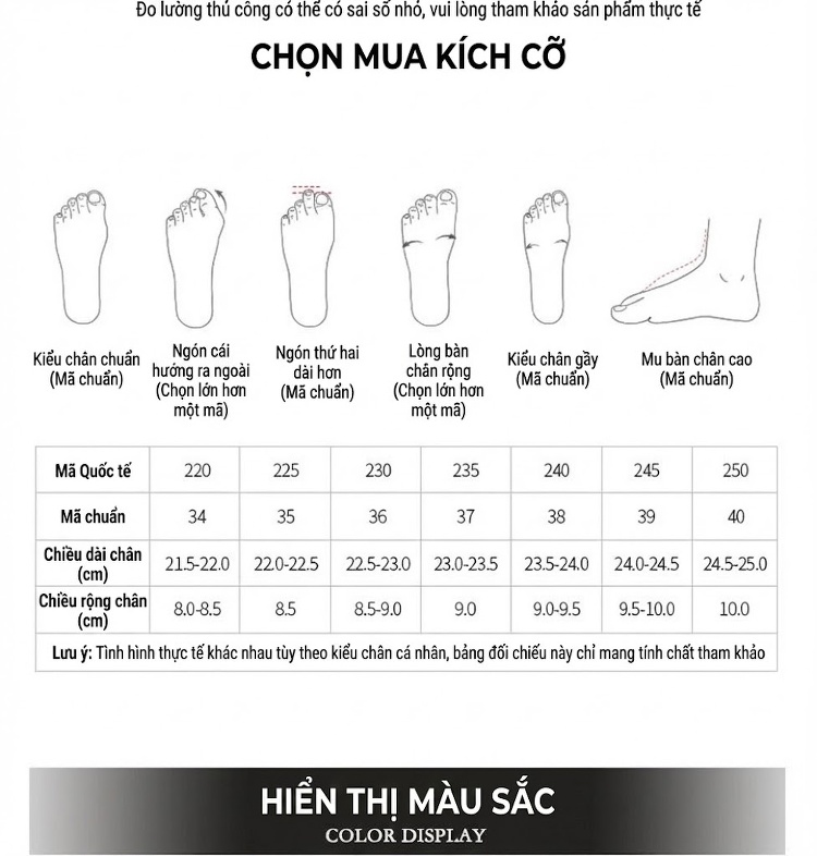 Giày Sneaker Nữ Da Bò Đế Bánh Mì Chiều Cao Đế 5.5cm Màu Đen, Trắng chi tiết 3