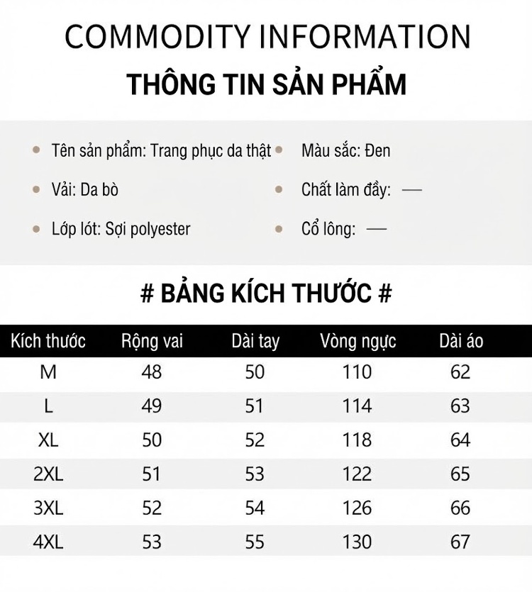 Áo Khoác Da Thật Nam Dáng Rộng Cổ Lật Phong Cách Hunting Màu Đen, Nâu chi tiết 6