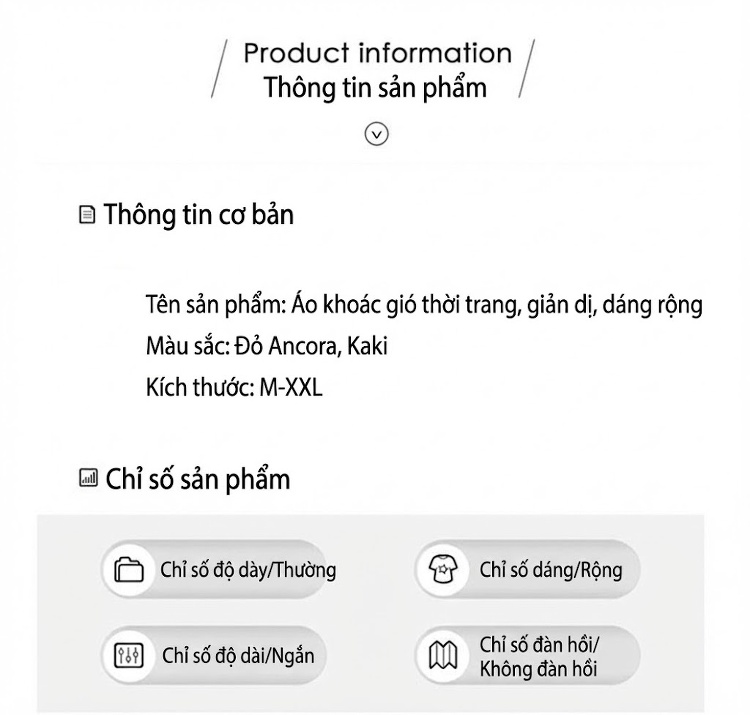 Áo Khoác Nữ Dáng Rộng Có Mũ Trùm Đầu Kiểu Dáng Thời Trang Màu Đỏ, Be chi tiết 12
