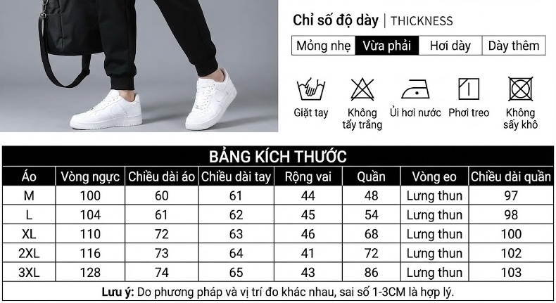 Bộ Đồ Nữ Thu Đông Áo Hoodie Quần Jogger Bo Gấu Phong Cách Thời Trang Trẻ Trung Màu Đen, Xám, Trắng chi tiết 11