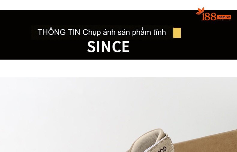 Giày Boot Nam Cổ Cao Da Mờ Kiểu Martin Chiều Cao Đế Khoảng 3cm Màu Be, Đen, Xám chi tiết 29