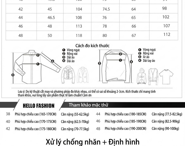 Áo Sơ Mi Nam Tay Dài Form Ôm Tam Giác Màu Đen, Trắng, Đỏ chi tiết 3