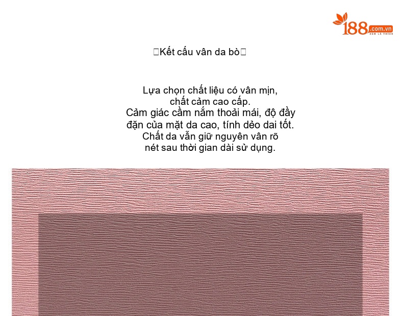 Túi Đeo Vai Nữ Da Bò Vân Tăm Tre Khóa Kim Loại Phong Cách Thời Trang chi tiết 8