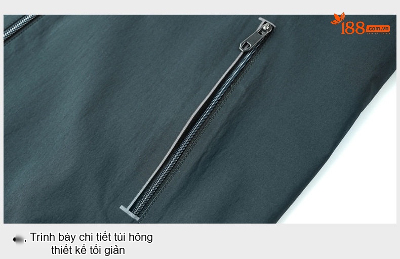Áo Khoác Nam Có Mũ Trùm Đầu Dáng Ôm Vải Mềm Mịn Không Nhăn Màu Xanh Rêu chi tiết 26