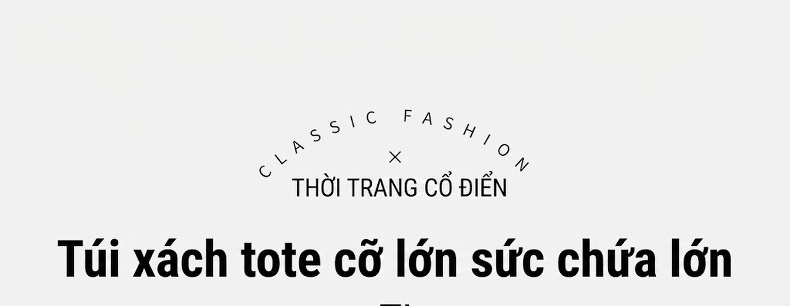 Túi Tote Nữ Thiết Kế Tối Giản Phối Màu Vải Canvas Da Bóng chi tiết 1