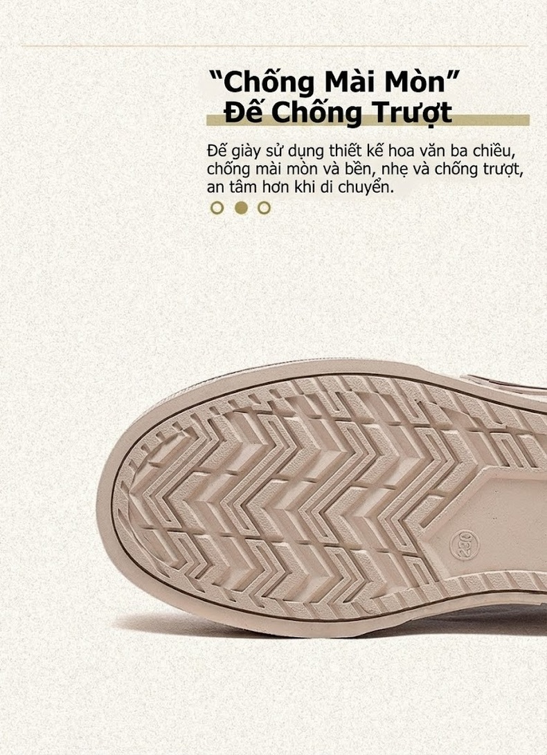Giày Sneaker Nữ Cổ Thấp Da Bò Buộc Dây Chiều Cao Đế Khoảng 3cm Màu Đỏ, Xanh Lá, Kem... chi tiết 6