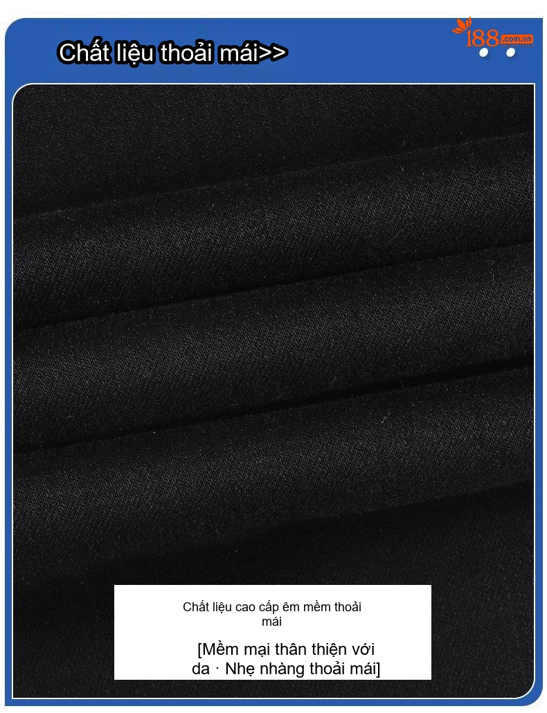 Quần Jeans Dáng Ôm Ống Đứng Nam Màu Xám Khói, Đen, Xanh Navy chi tiết 4
