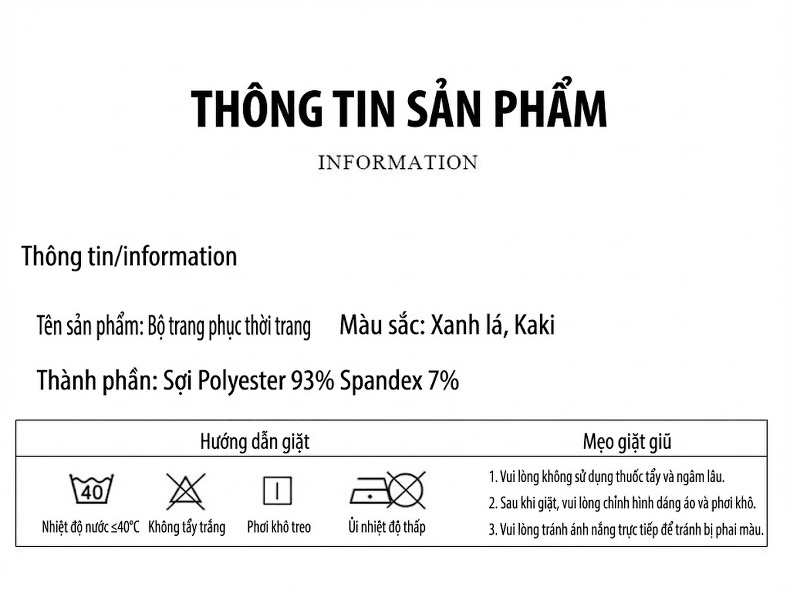 Bộ Vest Nữ Mùa Hè Áo Blazer Tay Lỡ Quần Short Ống Rộng Màu Xanh Lá, Kaki chi tiết 12
