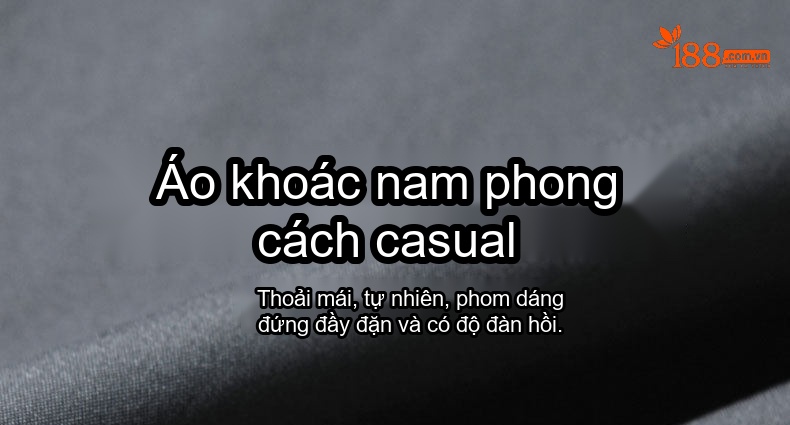 Áo Khoác Nam Cổ Bẻ Dáng Sơ Mi Mỏng Nhẹ Phong Cách Thanh Lịch Màu Đen, Xám chi tiết 1