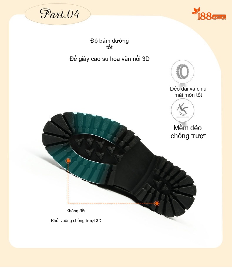 Giày Lười Nam Da Bóng Chiều Cao Đế Khoảng 4cm Màu Đen, Nâu Đỏ chi tiết 12