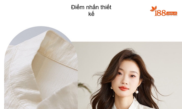 Áo Sơ Mi Nữ Cổ Tàu Thêu Hoa Phong Cách Trung Hoa chi tiết 8