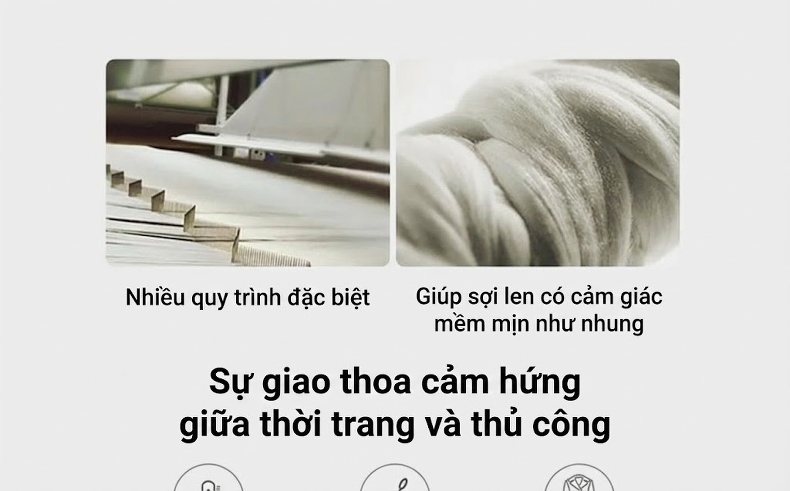 Set Áo Khoác Lửng Nữ và Chân Váy Bút Chì Vải Lông Cừu Hai Mặt Phong Cách Hàn Quốc Màu Nâu, Xám, Kem chi tiết 14