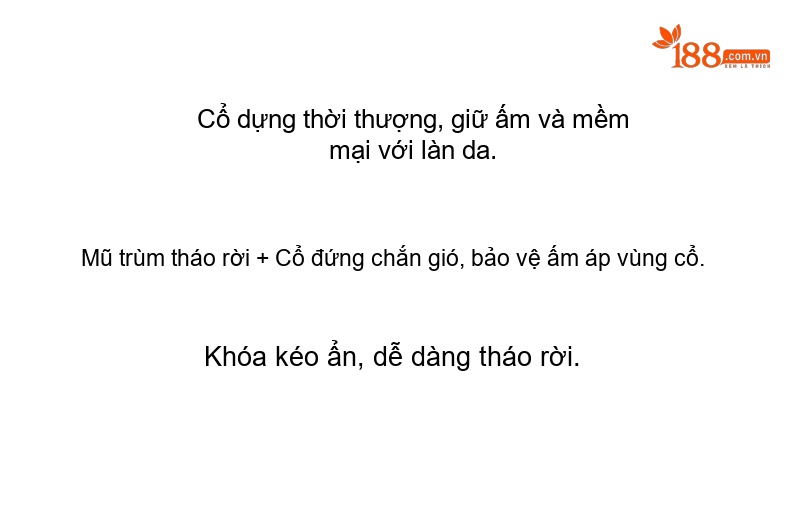 Áo Khoác Phao Nam Cotton Dáng Ngắn Cổ Đứng Kiểu Dáng Áo Phao Màu Trắng, Đen, Xanh Navy chi tiết 23