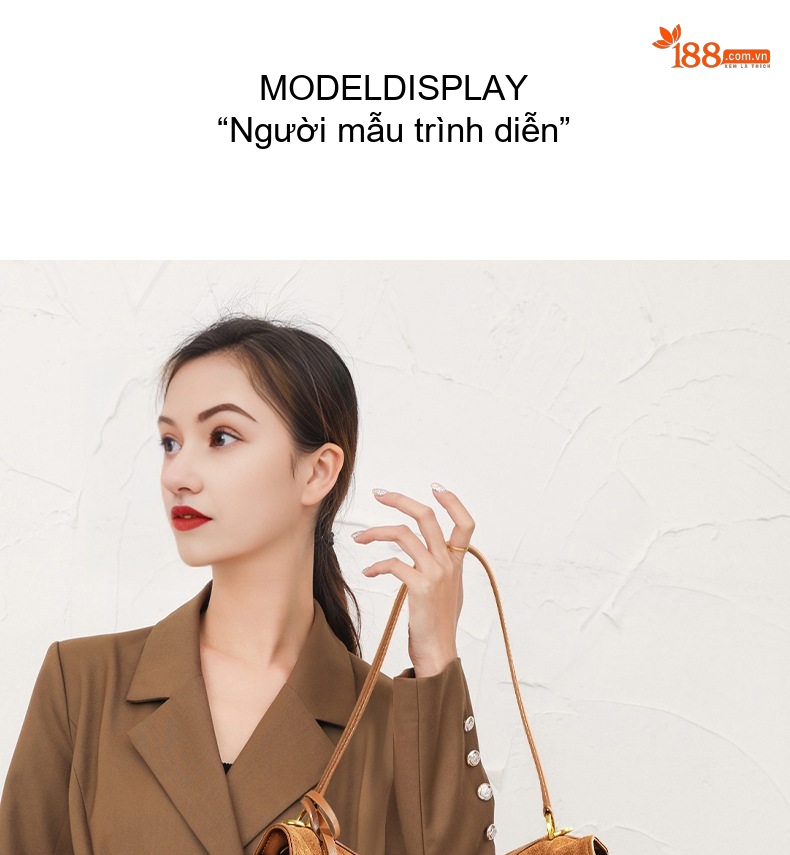 Túi Rodeo Nữ Da Bò Mờ Kelly Tote Bag Dung Tích Lớn Đeo Vai Xách Tay chi tiết 13