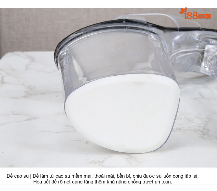 Giày Cao Gót Quai Trong Suốt Đế Siêu Cao 26cm Cho Nữ chi tiết 16