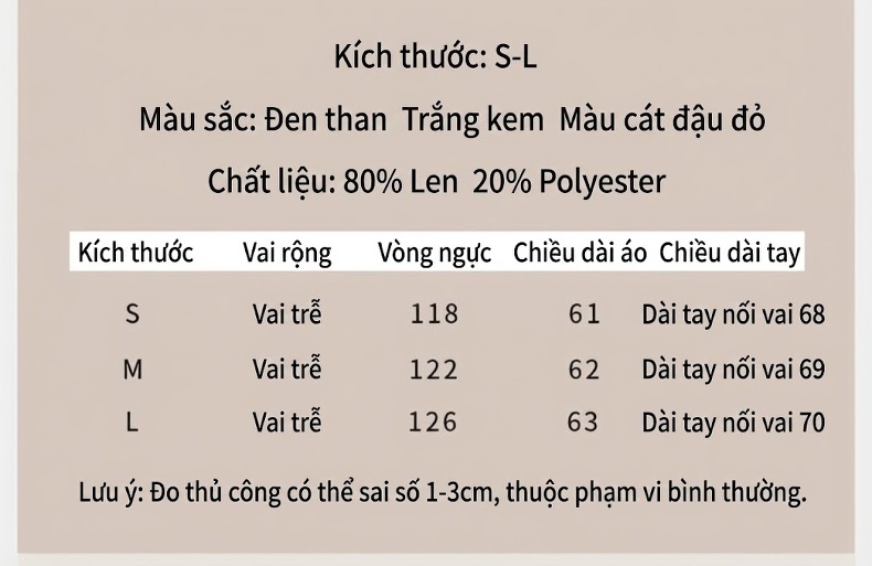 Áo Khoác Lông Cừu Nữ Dáng Rộng Ngắn Thiết Kế Thanh Lịch Màu Be, Trắng, Xám, Đen... chi tiết 1