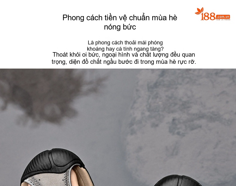 Dép Sandal Nam Da Thật Bít Mũi Thoáng Khí Chiều Cao Đế Khoảng 3cm Màu Nâu, Xám, Đen chi tiết 27