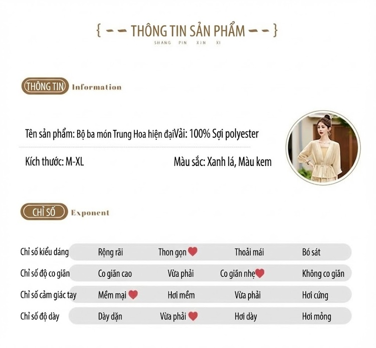 Set Áo Khoác Lửng Quần Áo Nữ In Hoa Phong Cách Trung Hoa Thanh Lịch Màu Be, Xanh chi tiết 8