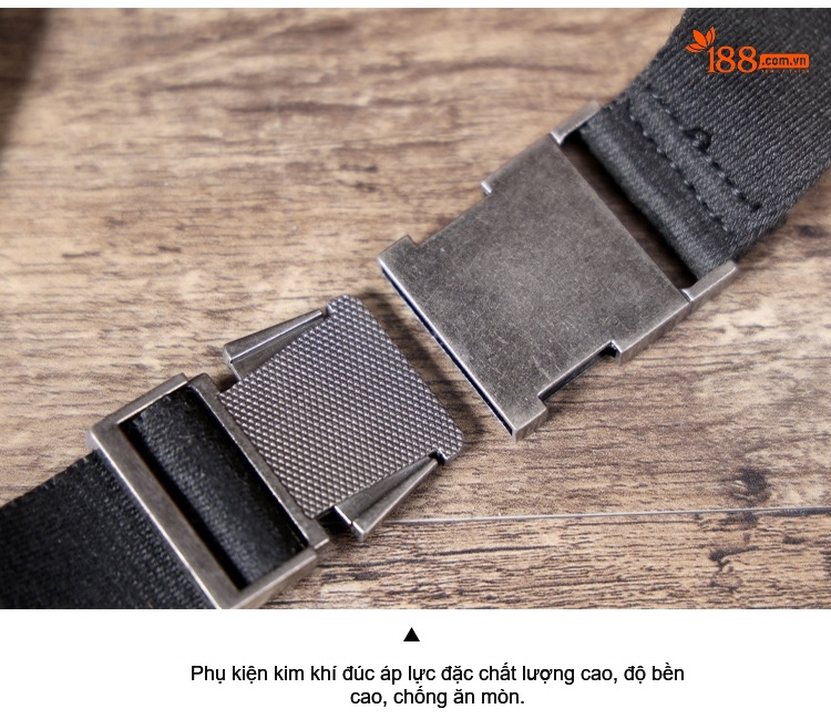 Túi Đeo Ngực/Bụng Nam Da Bò Đựng Điện Thoại Kiểu Vintage Màu Đen chi tiết 13