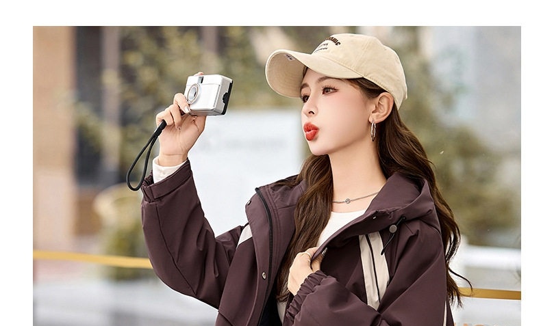 Áo Khoác Phao Nữ Dáng Dài Có Mũ Trùm Đầu Lót Lông Vũ Trắng Dáng Rộng Màu Vàng, Nâu, Trắng, Đen... chi tiết 43
