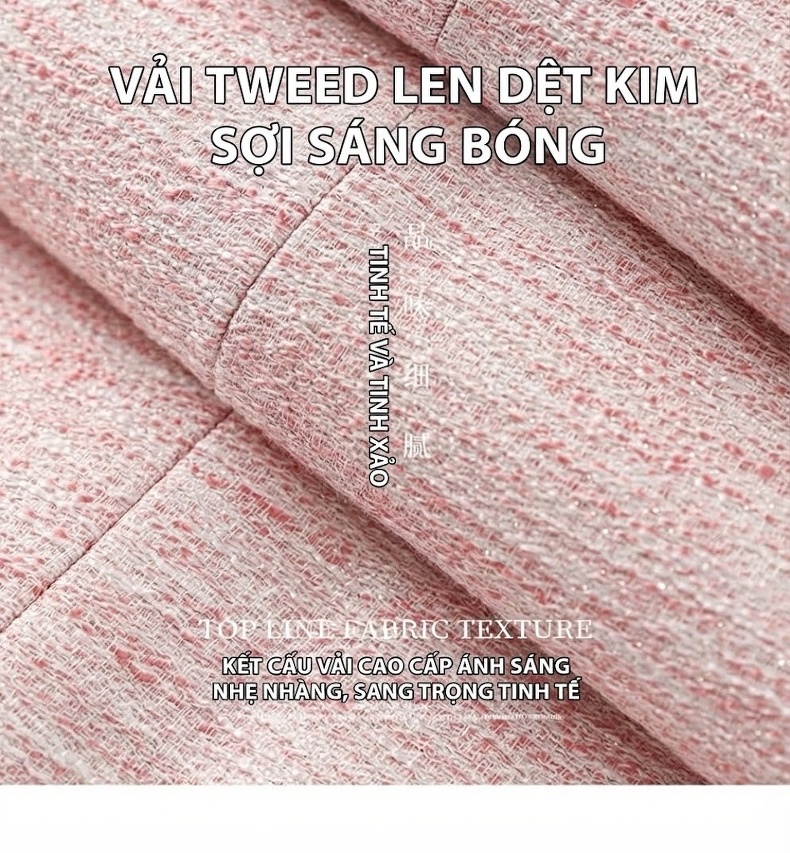 Váy Suông Nữ Tiểu Thư Cổ chữ V Không Tay Che Bụng Màu Hồng, Xám chi tiết 5