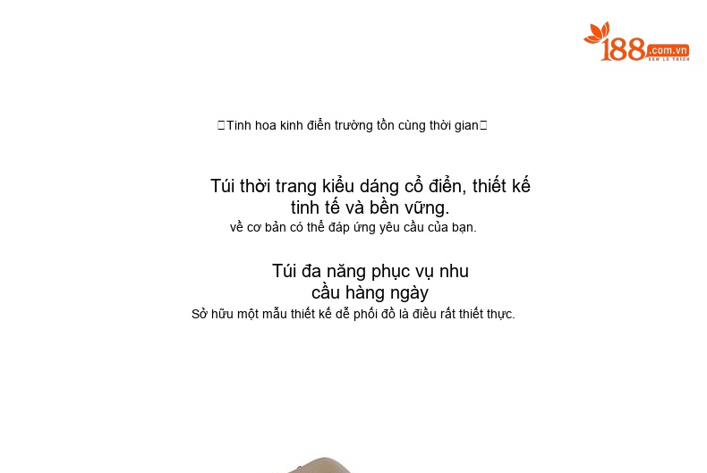 Túi Xách Tay Nữ Da Bò Thiết Kế Bucket Thời Trang Màu Be chi tiết 7