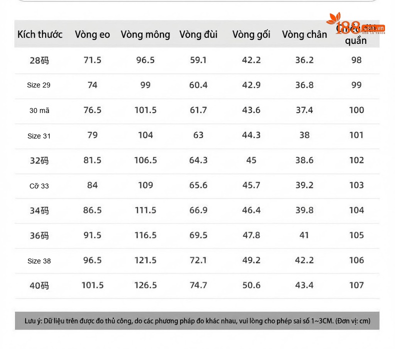 Quần Jean Nam Dáng Suông Co Giãn Thoải Mái Màu Xanh, Đen chi tiết 11