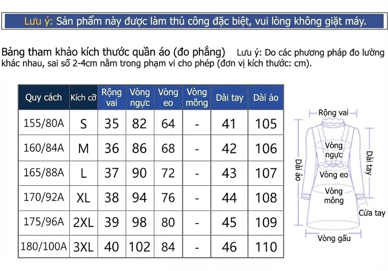 Váy liền thân Nữ Tay Lỡ Thêu Hoa Phong Cách Ngọt Ngào Dự Tiệc Màu Hồng chi tiết 2