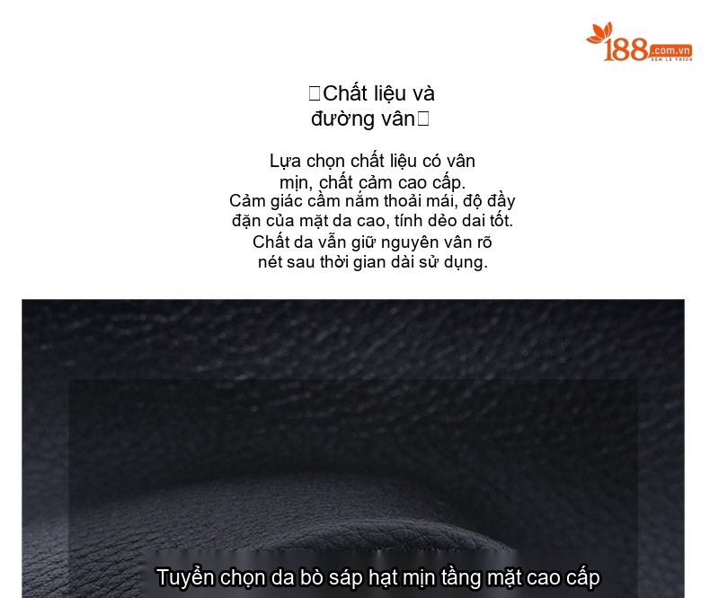 Túi Đeo Vai Nữ Da Thật Thiết Kế Tối Giản Phong Cách Tiểu Thư Màu Vàng, Xanh Dương, Đen chi tiết 11