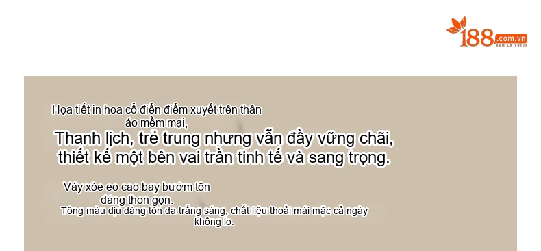 Váy Maxi Nữ Hở Vai Mùa Hè, Vải Voan Lưới Họa Tiết Hoa Nhỏ, Phong Cách Pháp chi tiết 6