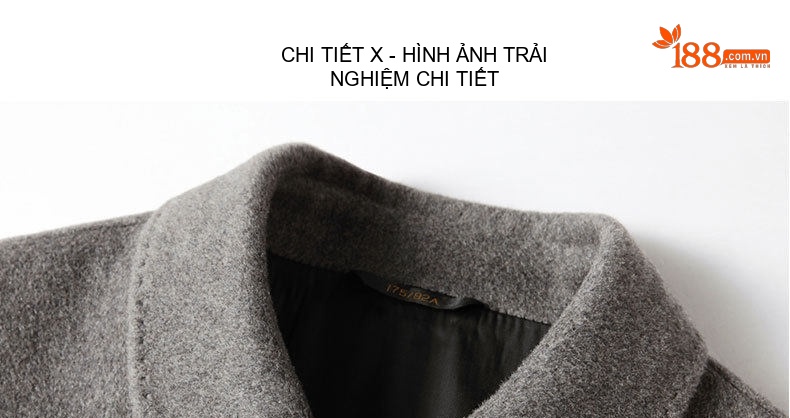 Áo Khoác Nam Cổ Bẻ Vải Nỉ Dáng Vest Thu Đông Dày Dặn Giữ Ấm Màu Xám chi tiết 13