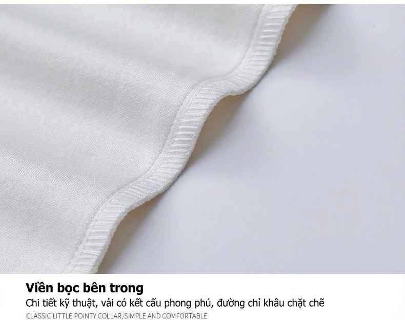 Áo Polo Nam Dài Tay Khóa Kéo Cổ Bẻ Form Rộng Thoải Mái Phong Cách Thời Trang Màu Trắng, Xám, Đen chi tiết 13