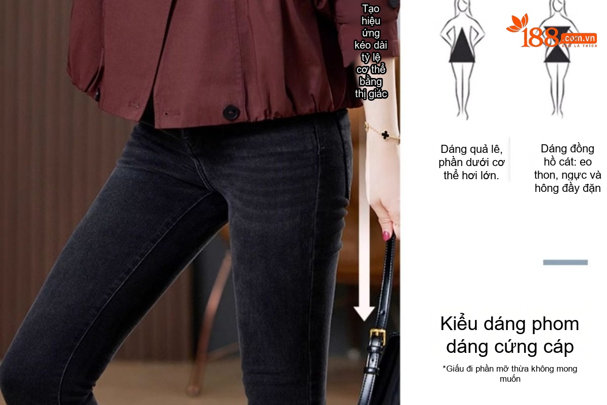 Áo Khoác Gió Nữ Dáng Ngắn Tay Lỡ Form Rộng Phong Cách Thời Trang Màu Đen, Be, Đỏ Rượu Vang chi tiết 12