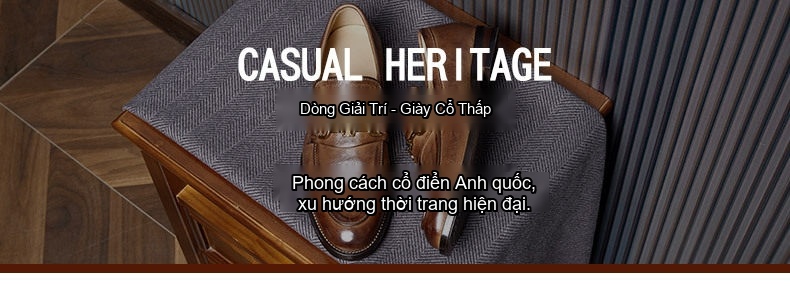 Giày Lười Nam Da Thật Cao Cấp Chiều Cao Đế Khoảng 3cm Màu Đen, Nâu chi tiết 1