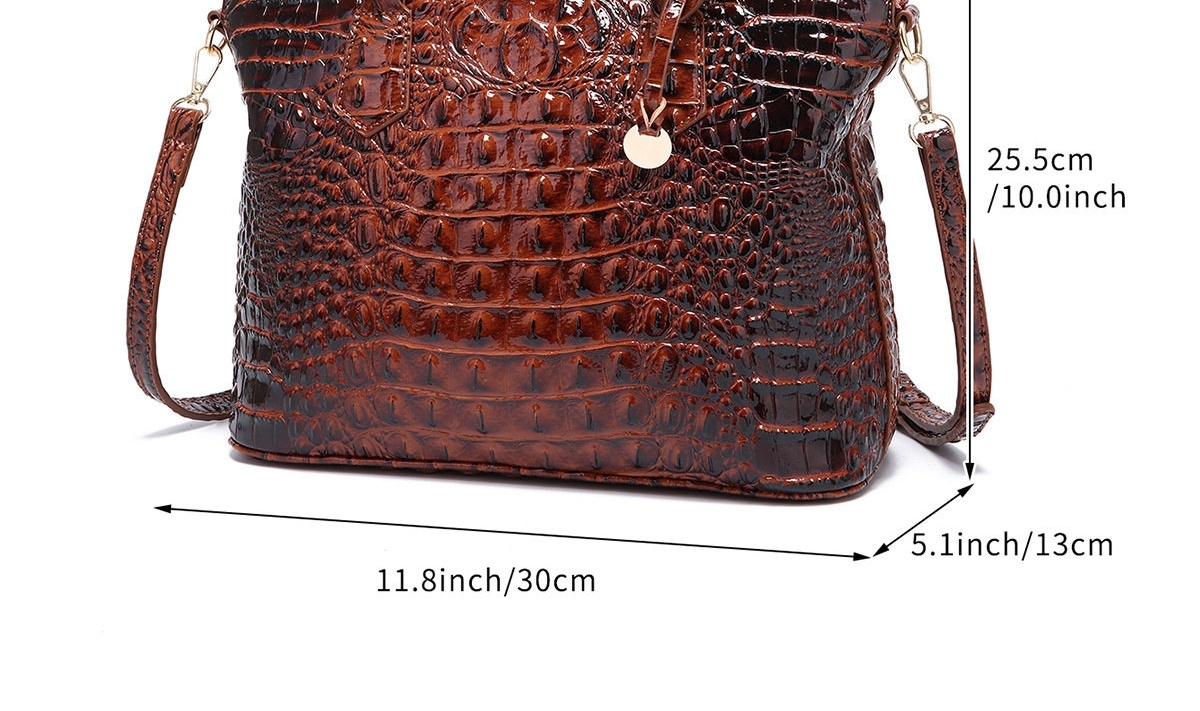 Túi Xách Tay/Đeo Chéo Nữ Vân Cá Sấu Vintage Nhiều Màu chi tiết 122