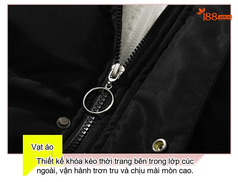 Áo Khoác Bông Nam Nữ Dáng Rộng Mũ Trùm Đầu Lông Cừu Non Màu Trắng, Xanh, Hồng, Đen... chi tiết 19