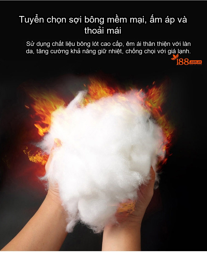 Áo Khoác Bông Nam Thu Đông Cổ Trụ Dáng Ôm Nhẹ Giữ Ấm Màu Đen, Xám, Xanh... chi tiết 4