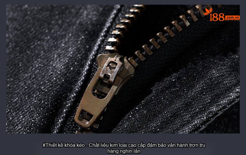 Quần Jean Cotton Co Giãn Cao Cấp Dáng Suông Màu Xanh, Đen chi tiết 34