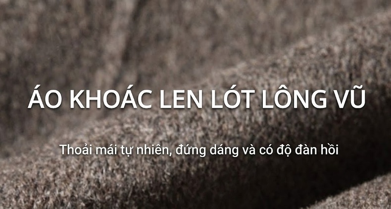 Áo Blazer Nam Cao Cấp Thu Đông Lông Cừu Lót Lông Vũ Màu Nâu, Xám chi tiết 1