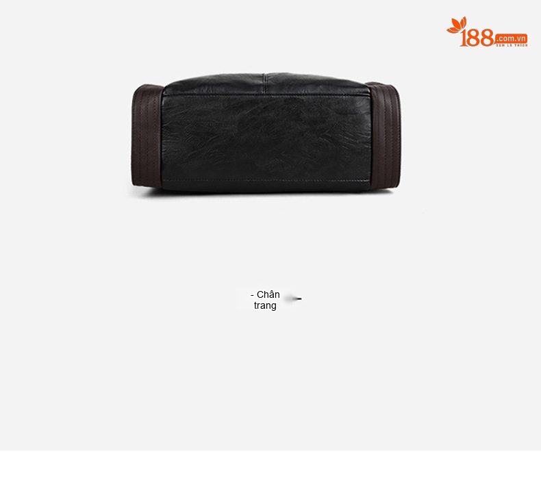 Túi Tote Nữ Da Mềm Sức Chứa Lớn Đeo Vai Đeo Chéo Phong Cách Mẹ Bỉm Sữa Màu Đen, Nâu chi tiết 13