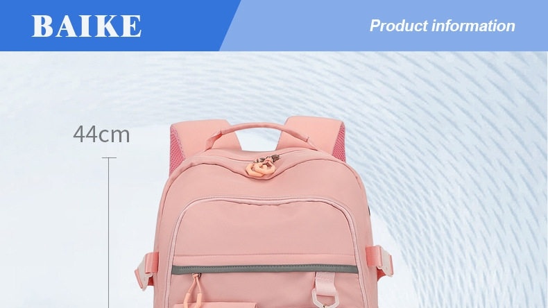 Balo Học Sinh Tiểu Học Chống Gù Lưng Siêu Nhẹ Màu Hồng, Trắng, Đen chi tiết 7