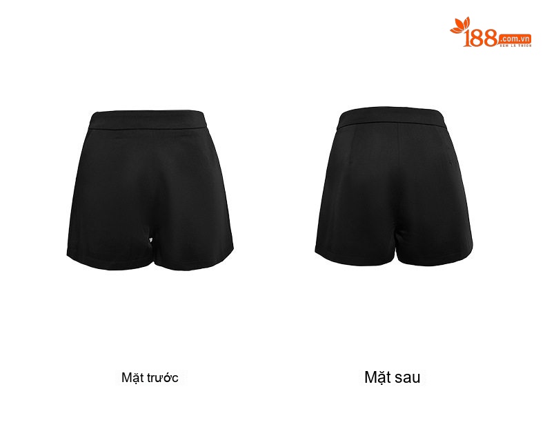 Đầm Vest Nữ Thiết Kế Tay Dài Cổ chữ Vest Chiết Eo Dáng Ngắn Màu Đen chi tiết 7