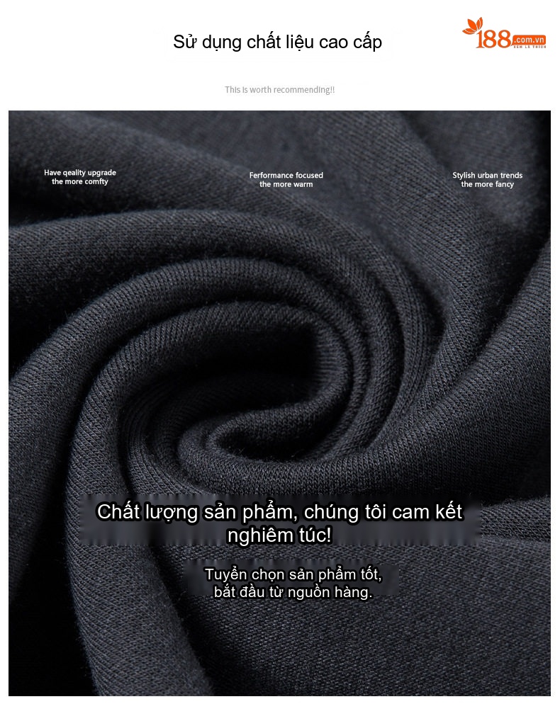 Áo Thun Polo Nam Lông Cừu Tay Dài Khóa Kéo Phong Cách Doanh Nhân Màu Đen, Xanh Navy, Nâu, Đỏ Rượu Vang... chi tiết 2